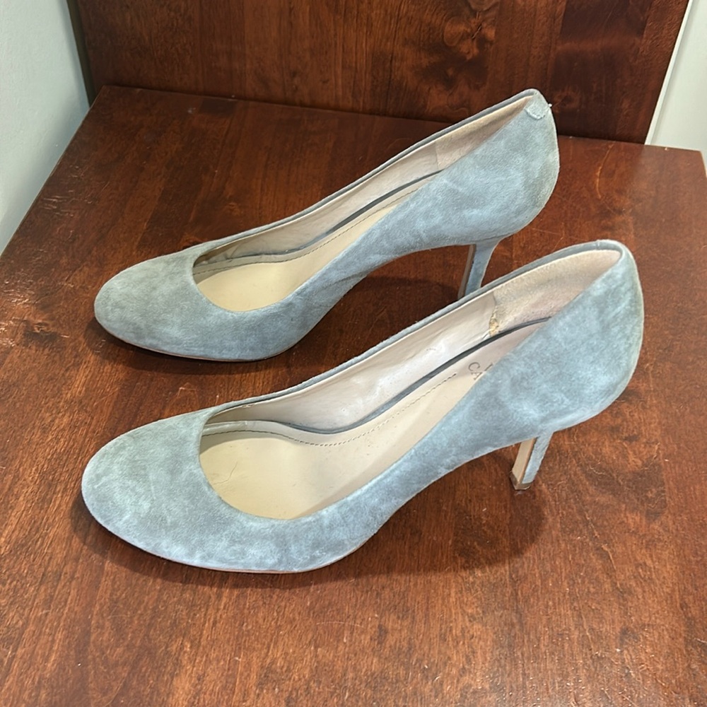 Vince Camuto suede heels